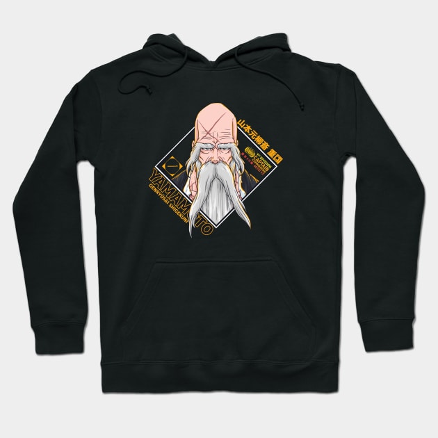 Captain Commander Yamamoto Hoodie by TeeTowArt